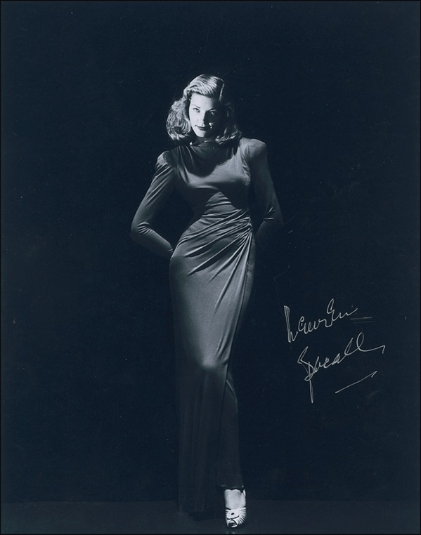 Lot 967 Lauren Bacall Signed Photograph