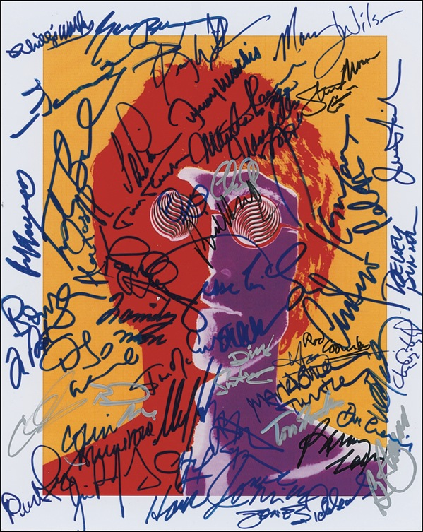 Lot 835 John Lennon Tribute Signed Photograph