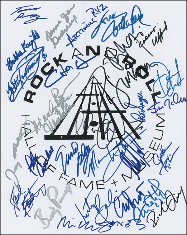 Lot 891 Rock and Roll Hall of Fame Signed Photograph