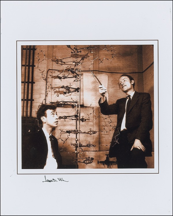 Lot 458 James D. Watson Signed Photograph