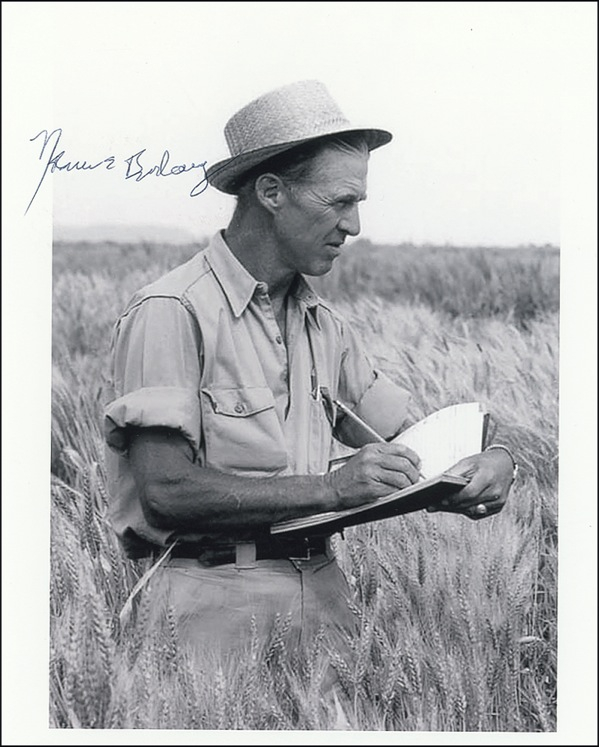 Lot 258 Norman Borlaug Signed Photograph