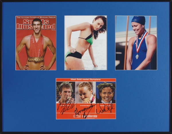 Lot 1627 Michael Phelps and Amanda Beard Signed Photograph