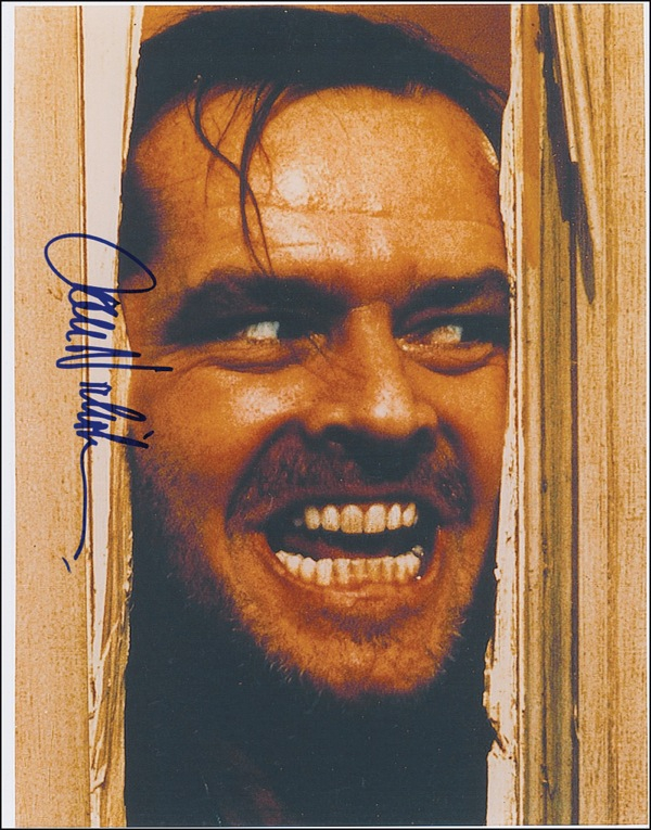 Lot 1170 Jack Nicholson Signed Photograph