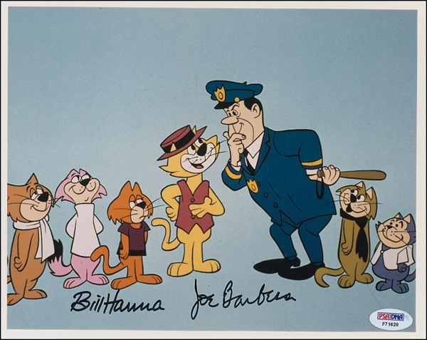 Lot 690 Bill Hanna and Joe Barbera Signed Photograph