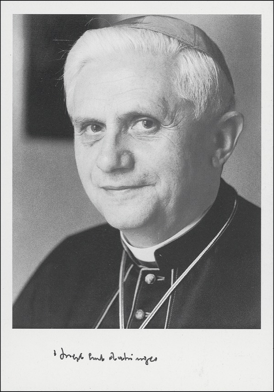 Lot 251 Benedict XVI Signed Photograph