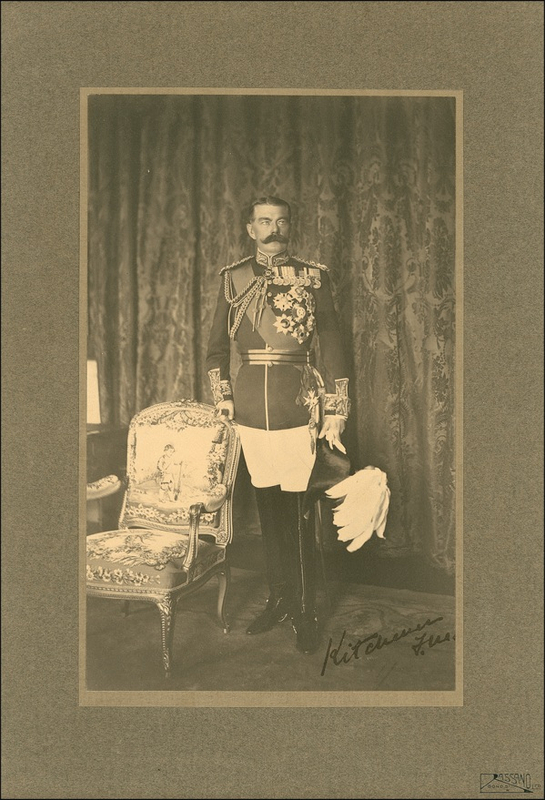 Lot 492 Horatio Herbert Kitchener Signed Photograph