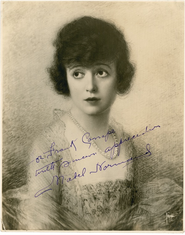 Lot 1171 Mabel Normand Signed Photograph