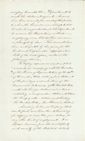 Lot #175 Franklin Pierce: Pierce complies with a congressional resolution appointing a new clerk - Image 3