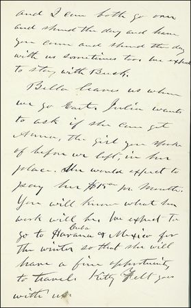 Lot #98 U. S. Grant: Visiting family incognito after leaving the White House: ?I want to go over quietly to your house.... If it is known that I am there people will be coming? - Image 3