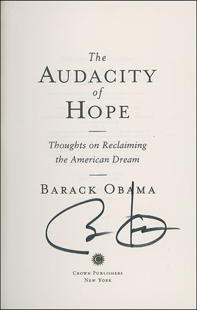 Lot #396 Barack Obama Book - Image 1