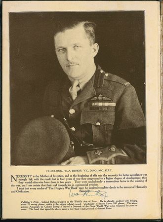 Lot #470 William A. Bishop Book - Image 1