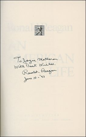 Lot #179 Ronald Reagan Book - Image 1