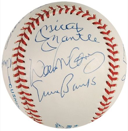 Lot #1317 Baseball: 500 Run Club Baseball - Image 2