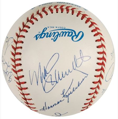 Lot #1317 Baseball: 500 Run Club Baseball - Image 4