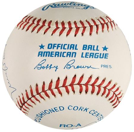 Lot #1317 Baseball: 500 Run Club Baseball - Image 6