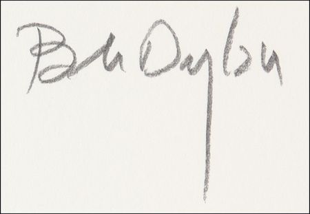 Lot #783 Bob Dylan: No blood on these Train Tracks: DYLAN signs a limited edition print - Image 2