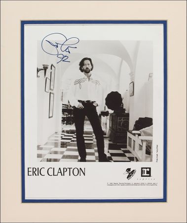 Eric Clapton Signed Photograph | RR Auction