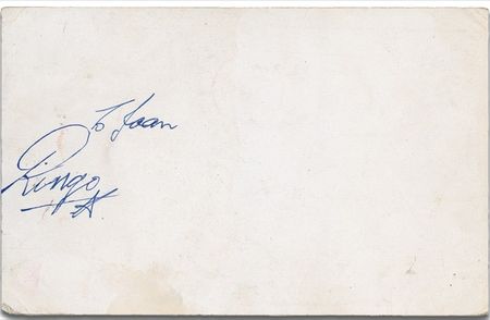 Lot #732 The Beatles: Ringo Starr Signed Photograph - Image 1
