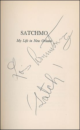 Lot #713 Louis Armstrong Book - Image 1