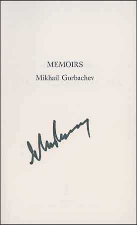 Lot #327 Mikhail Gorbachev Book - Image 1
