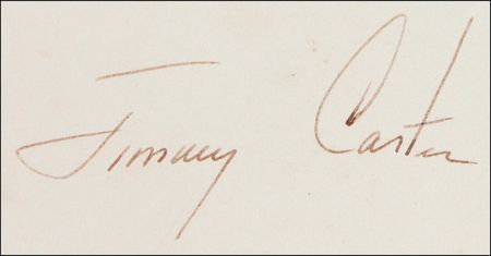 Lot #27 Jimmy Carter Signed Document - Image 2