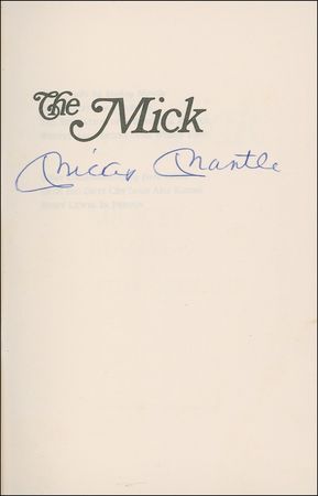 Lot #1561 Mickey Mantle Book - Image 1