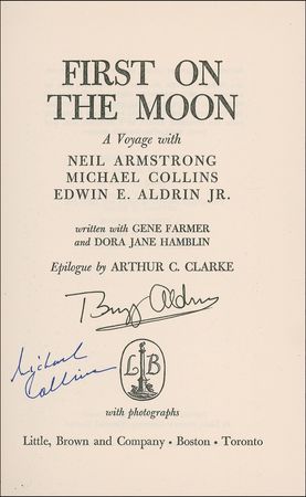 Lot #534 Apollo 11: Aldrin and Collins Book - Image 1