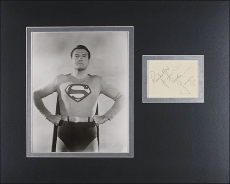 Lot #1197 George Reeves Signature - Image 1