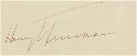 Lot #228 Harry S. Truman Signed Document - Image 2