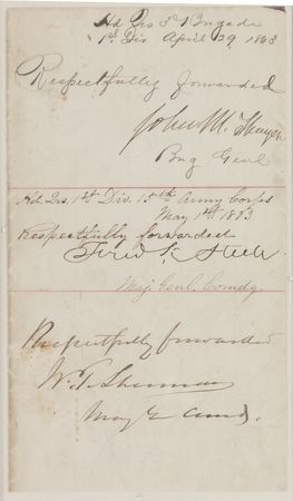Lot #518 William T. Sherman Endorsement - Image 2