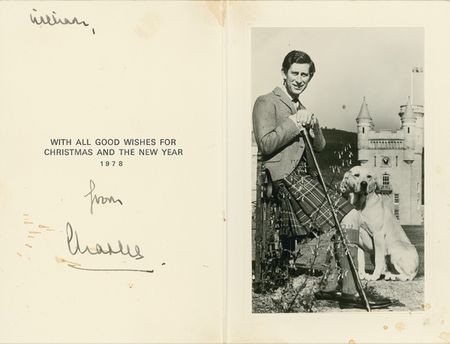 Lot #270 Prince Charles: To the Queen Mother?s ?Steward and Page of the Backstairs? - Image 3