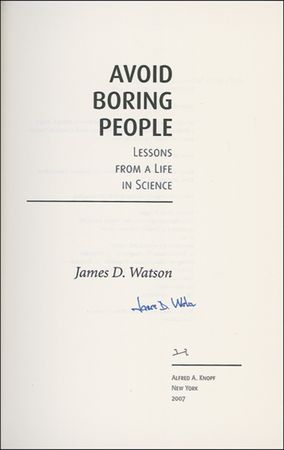 Lot #455 James D. Watson Book - Image 1