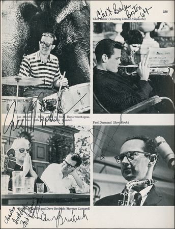 Lot #818 Jazz Encyclopedia: CATS AND JAMMERS: Classic jazz reference signed by more than 200 greats, including ARMSTRONG, COLTRANE, DAVIS, ELLINGTON, MONK, and WATERS - Image 10