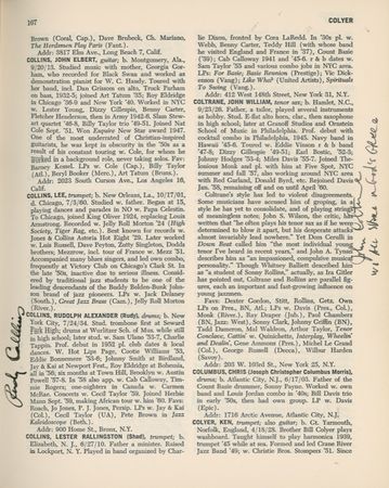 Lot #818 Jazz Encyclopedia: CATS AND JAMMERS: Classic jazz reference signed by more than 200 greats, including ARMSTRONG, COLTRANE, DAVIS, ELLINGTON, MONK, and WATERS - Image 15