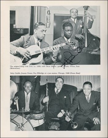 Lot #818 Jazz Encyclopedia: CATS AND JAMMERS: Classic jazz reference signed by more than 200 greats, including ARMSTRONG, COLTRANE, DAVIS, ELLINGTON, MONK, and WATERS - Image 5