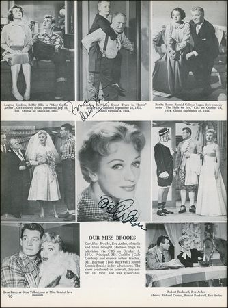 Lot #1273 Vintage Television Pictorial History: MUST SEE TV: Vintage history of television signed by more than 275, from JAYNE MANSFIELD to CAPTAIN KANGAROO - Image 2
