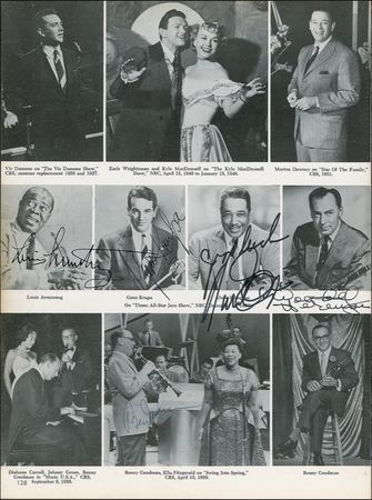 Lot #1273 Vintage Television Pictorial History: MUST SEE TV: Vintage history of television signed by more than 275, from JAYNE MANSFIELD to CAPTAIN KANGAROO - Image 3