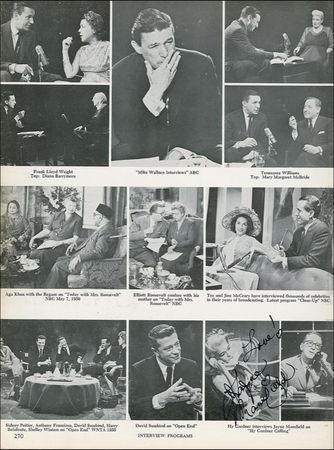 Lot #1273 Vintage Television Pictorial History: MUST SEE TV: Vintage history of television signed by more than 275, from JAYNE MANSFIELD to CAPTAIN KANGAROO - Image 5