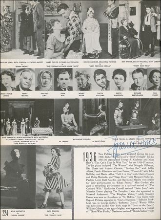 Lot #954 American Theatre Pictorial History Book - Image 2
