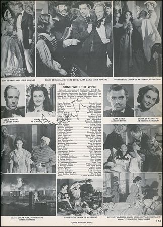 Lot #1272 Vintage Hollywood Pictorial History: LIGHTS, CAMERA, ACTION: History of the Talkies signed by more than 140, including scores of Oscar winners and Hollywood legends - Image 1