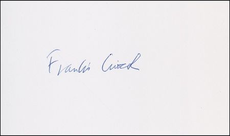 Lot #452 James D. Watson and Francis Crick Signature - Image 2