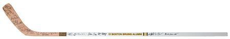 Lot #1381 Boston Bruins Hockey Stick - Image 1