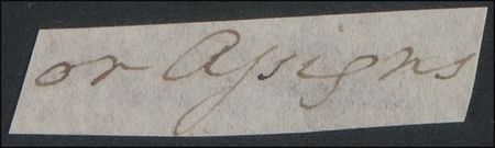 Lot #236 George Washington Two Words - Image 2