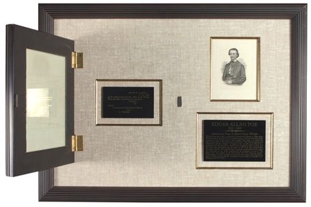 Lot #637 Edgar Allan Poe: HORROR STORY: POE seeks a favor on behalf of an obsessive female writer who would later try to destroy his reputation - Image 4