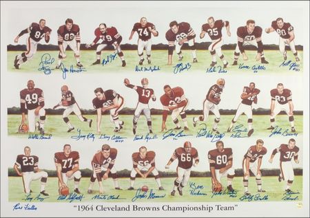 Lot #1427 Cleveland Browns Group Lot - Image 3