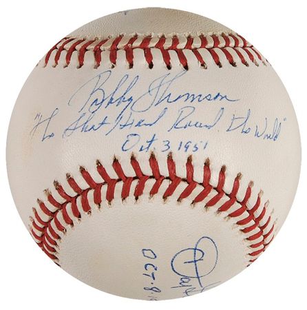 Lot #1319 Baseball Greats: Great Moments baseball - Image 1