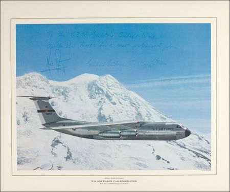 Lot #533 Apollo 11: Apollo 11 thanks the Starlifter for the ride - Image 1