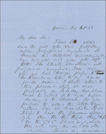 Lot #176 Franklin Pierce: “Literally overwhelmed with professional engagements” - Image 1