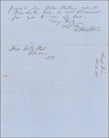 Lot #176 Franklin Pierce: “Literally overwhelmed with professional engagements” - Image 2