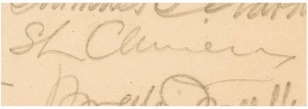 Lot #600 Samuel L. Clemens Menu - Image 4